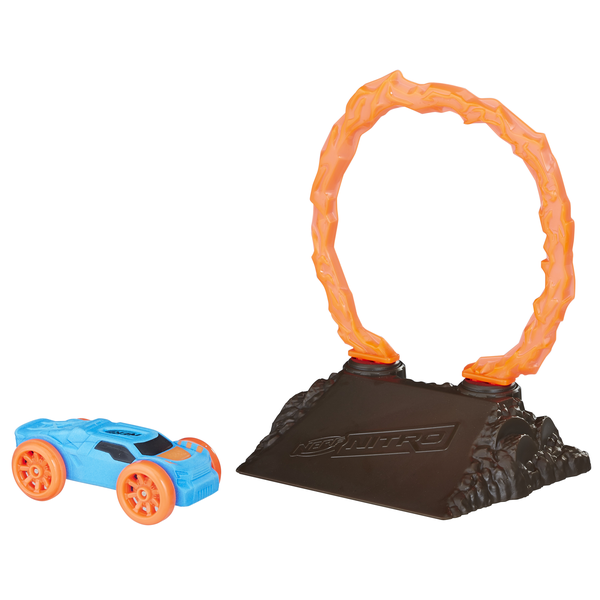 Автотреки NERF NITRO Перешкода і машинка E0153