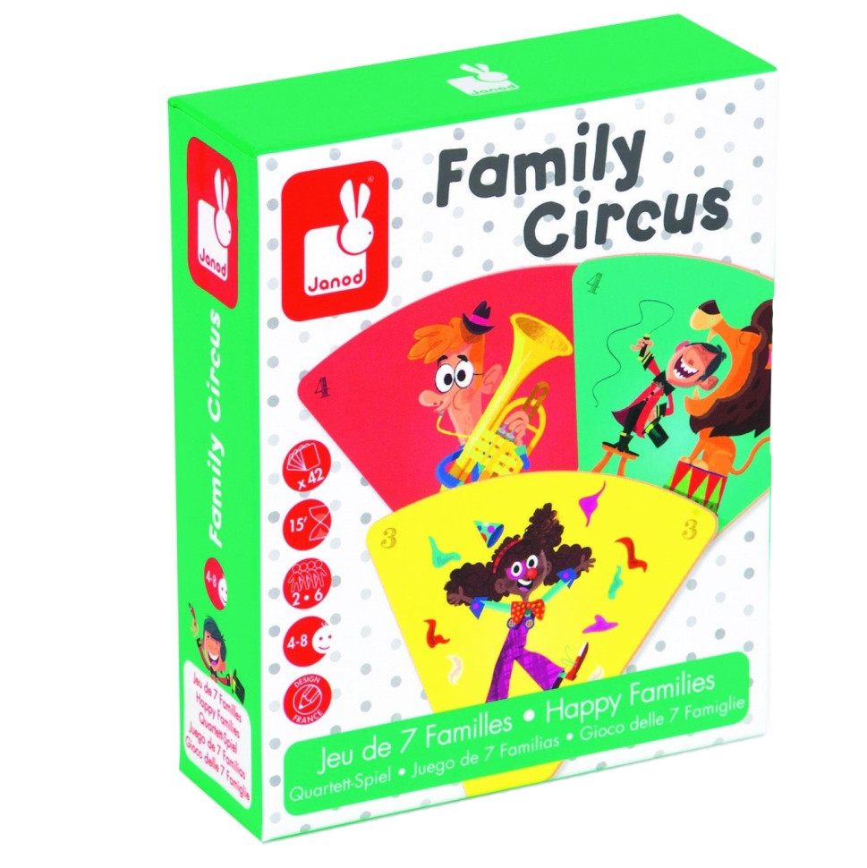 Настільна гра Janod Happy Families Цирк J02755
