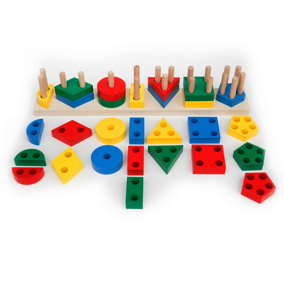 Дитячий дерев'яний сортер