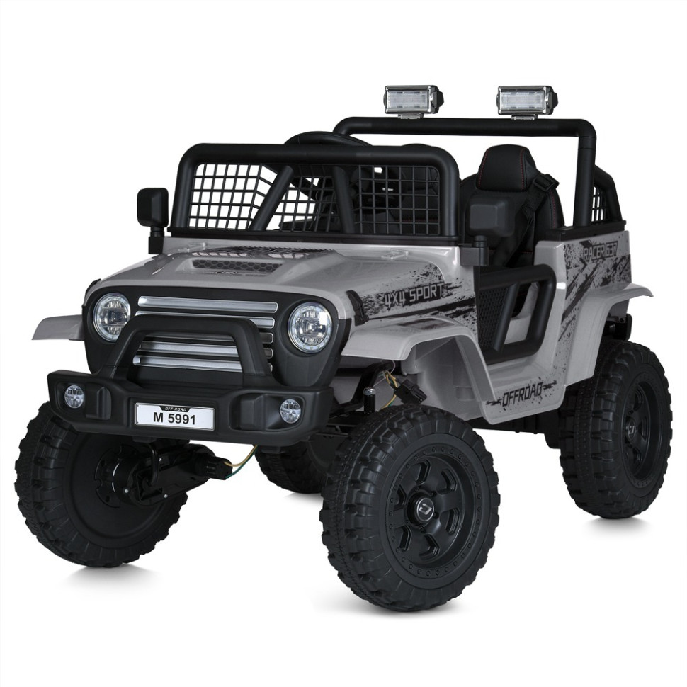Дитячий електромобіль Джип Bambi Racer M 5991EBLR-11(24V) до 50 кг