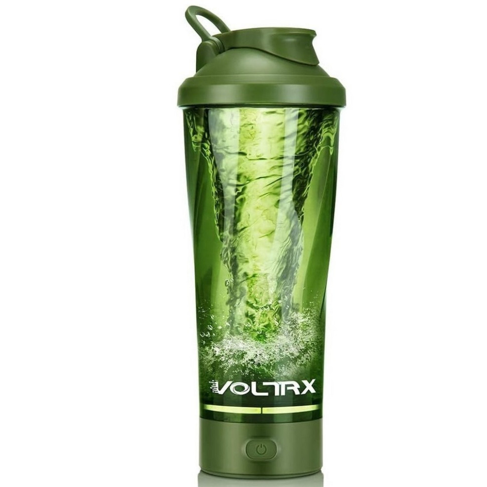 Шейкер спортивный электрический VortexBoost VOLTRX Vortex_Green 600 мл, Green
