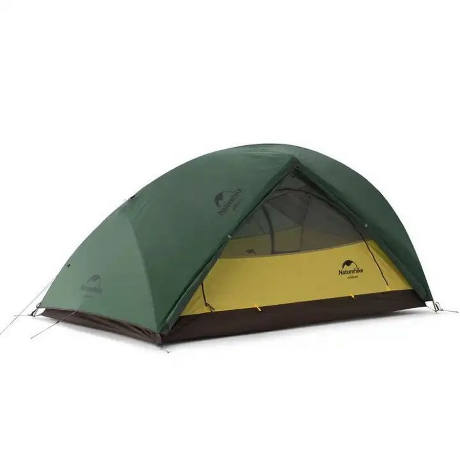 Намет надлегкий двомісний з футпринтом Star-River 2 Updated NH17T012-T Naturehike 6927595789049, 210T, темно-зелений