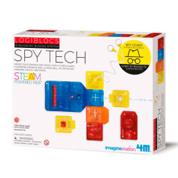 Электронный конструктор Шпионские гаджеты 4M 00-06805, 7 модулей 30 проектов