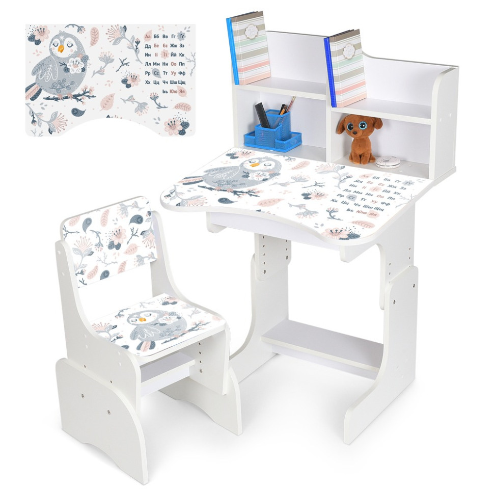 Дитяча Парта Bambi N 2071-10-1 дерево, зі стільчиком