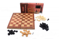 Шахматы деревянные S3031 3 в 1