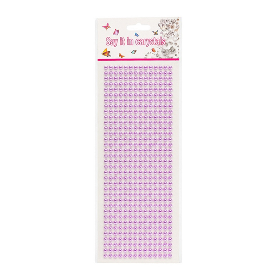 Наклейки декоративные Bambi XY-007(Lilac) для авто, ноутбуков, телефонов 