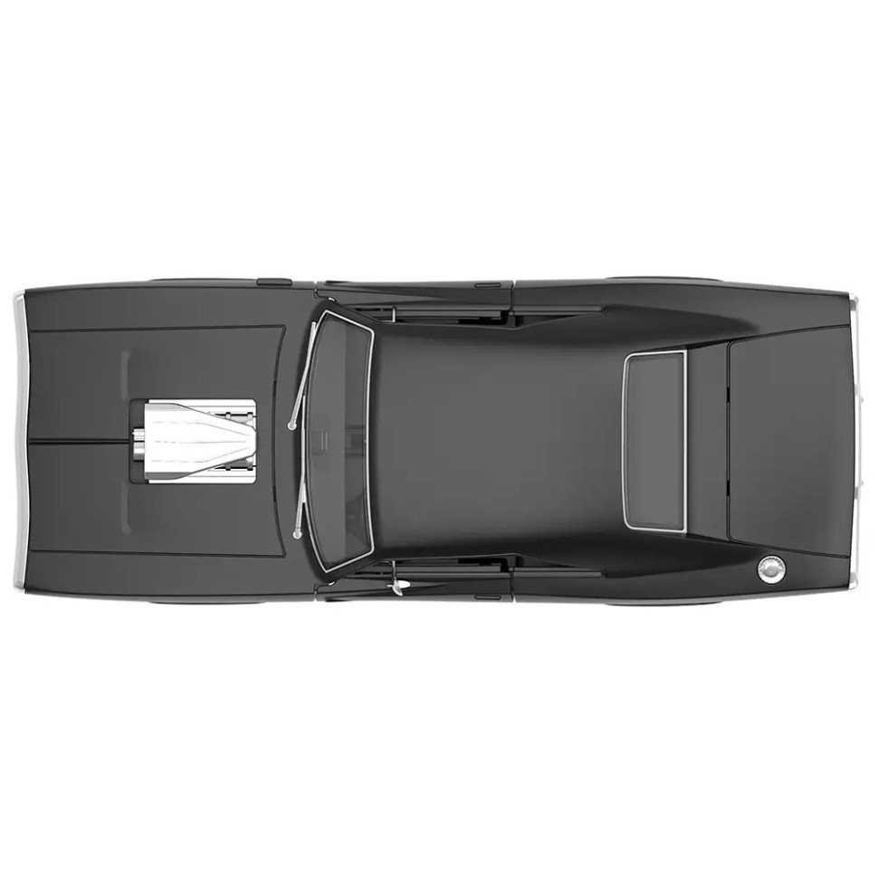 Машинка на радиоуправлении Dodge Charger R/T With Engine version Rastar 99070 black 1:16