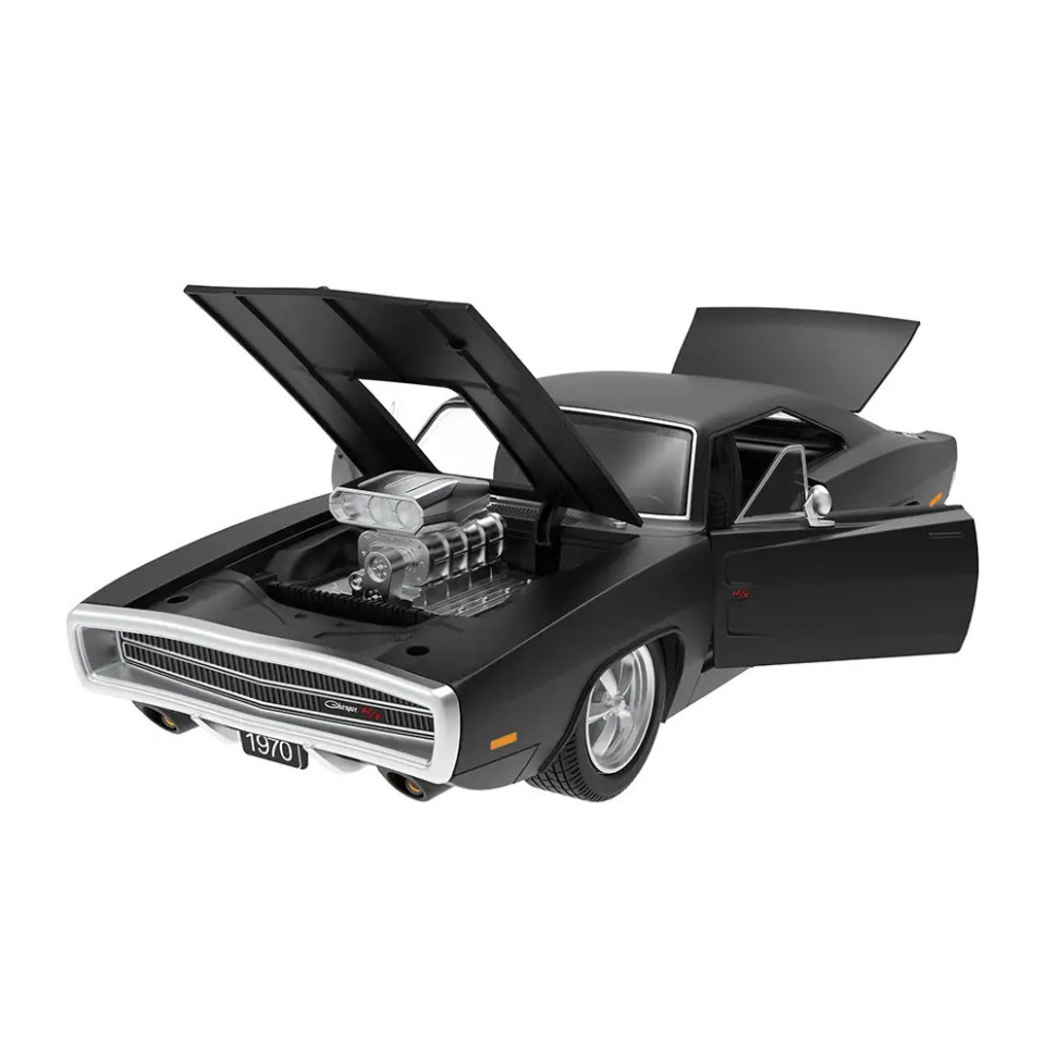Машинка на радиоуправлении Dodge Charger R/T With Engine version Rastar 99070 black 1:16
