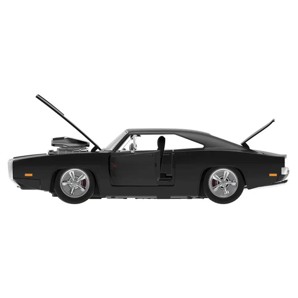 Машинка на радиоуправлении Dodge Charger R/T With Engine version Rastar 99070 black 1:16