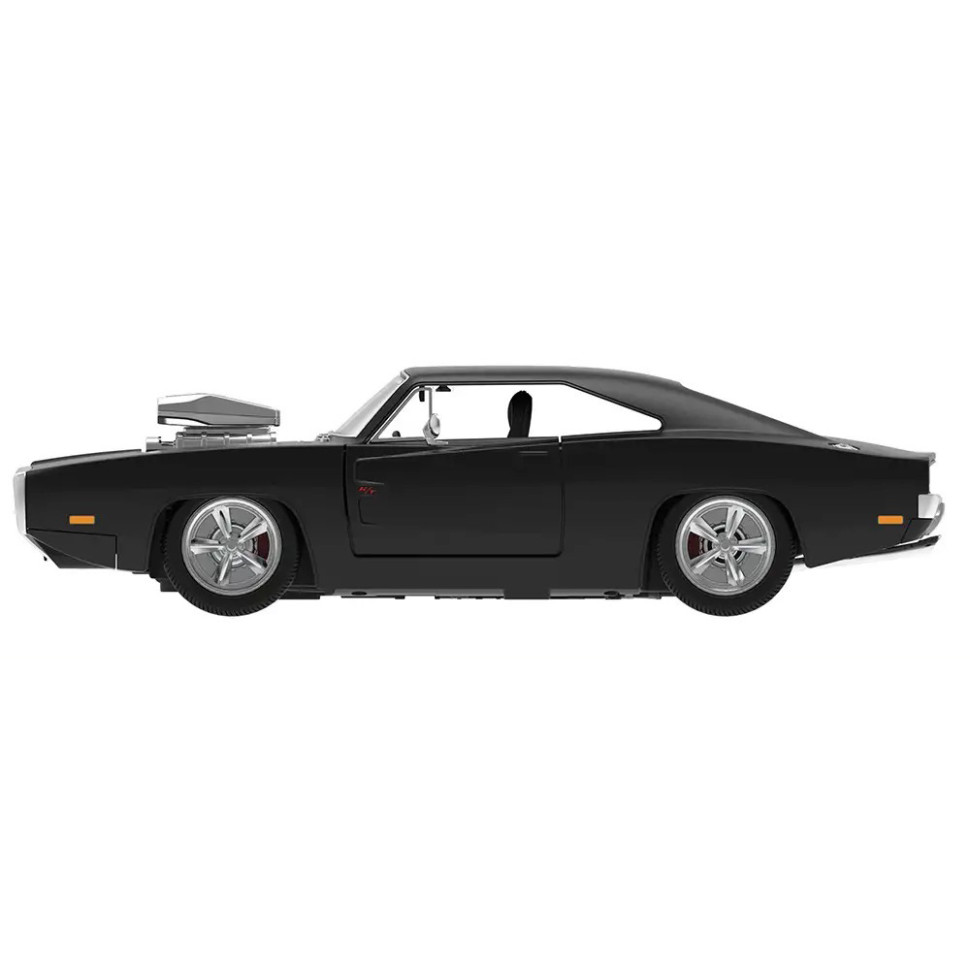 Машинка на радиоуправлении Dodge Charger R/T With Engine version Rastar 99070 black 1:16