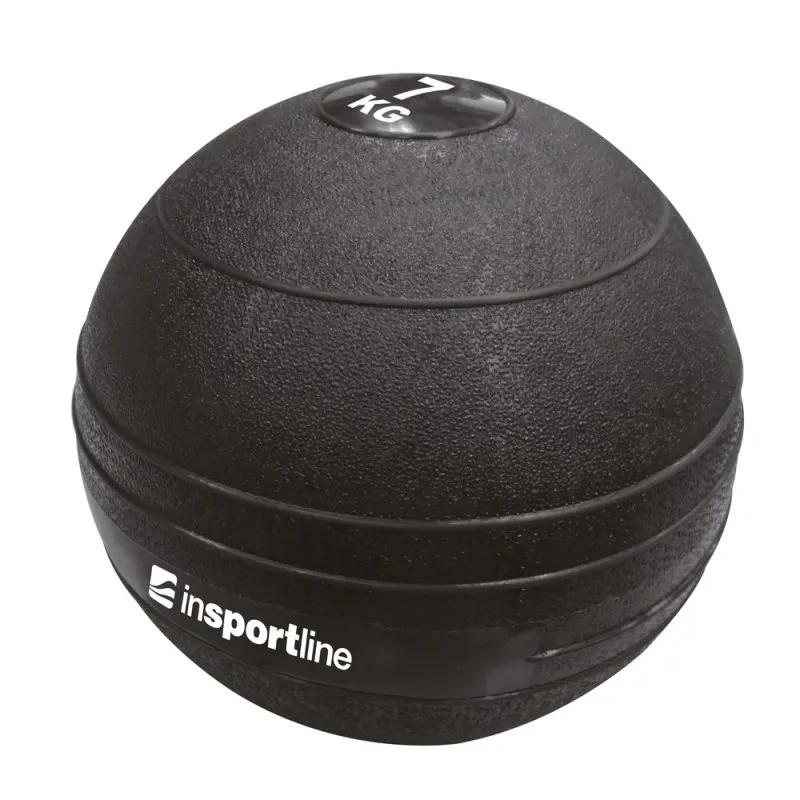 Медицинский мяч Slam Ball inSPORTline 13481 черный 7 кг