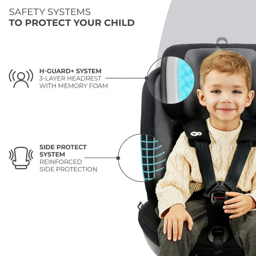 Автокрісло дитяче Xpedition 2 Kinderkraft KCXPED02BLK0000 i-Size, чорний