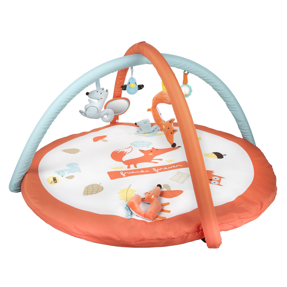 Детский развивающий коврик Fox Canpol babies 75/200, 7 игрушек