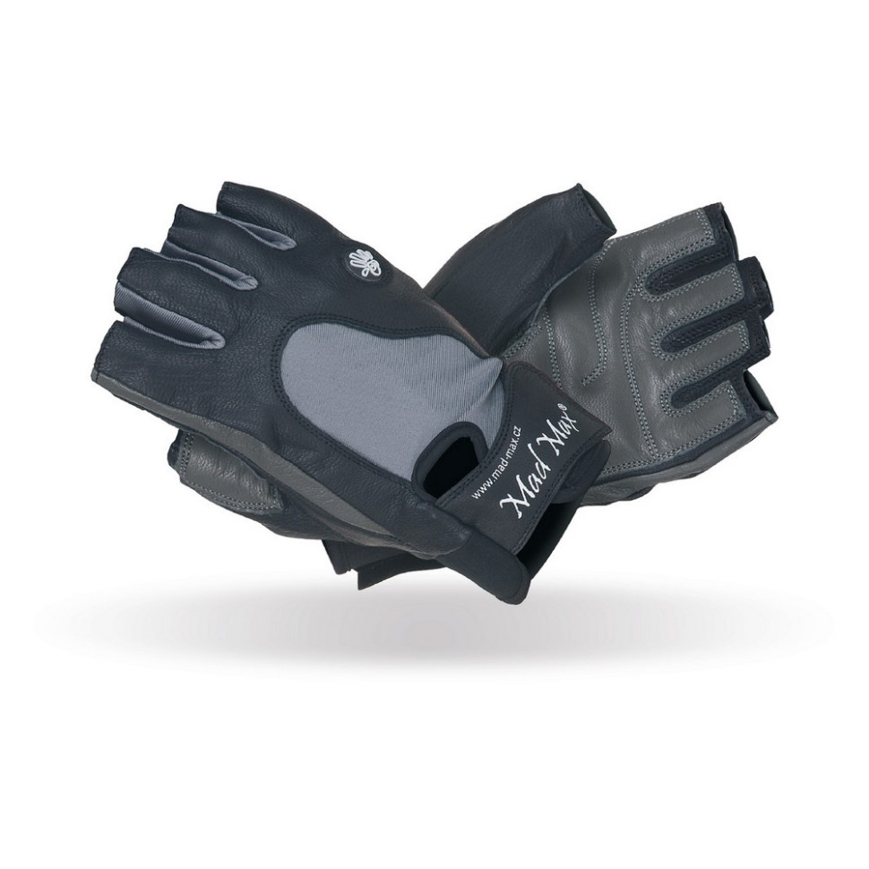 Рукавички для фітнесу MTi82 MadMax MFG-820_M, Black/Cool grey, M 19-20,5 см