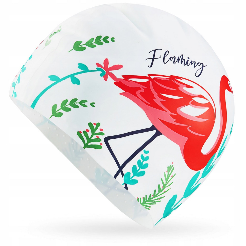 Шапочка для плавания Flamingo Mix TSUNAMI P-5905973401920