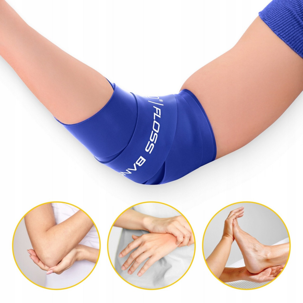 Лента компрессионная для флоссинга Floss Band 4FIZJO P-5905973405218, 207 x 5 x 0.1 см