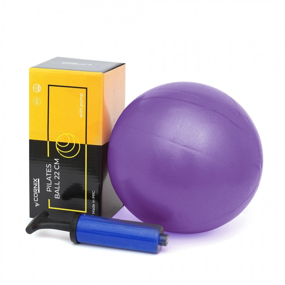 Мяч для пилатеса MiniGYMball Cornix XR-0225, 22 см, Purple