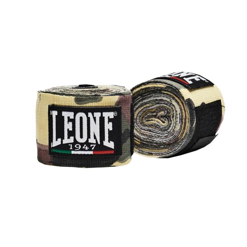 Бинти для боксу AB705 Leone AB705_G/Mimetic_350 Green 3,5 метри