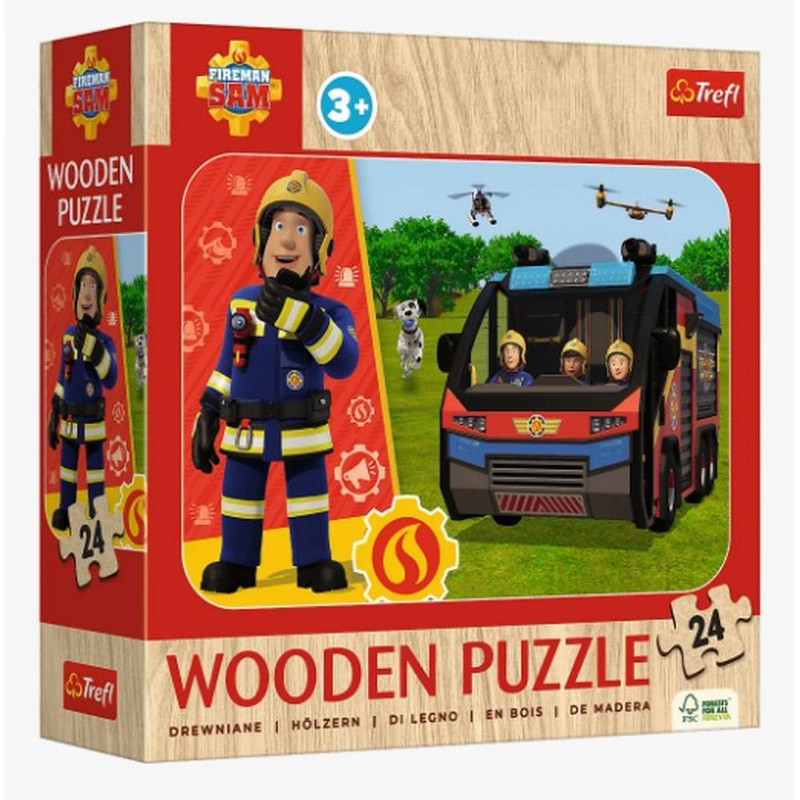 Фигурный пазл из дерева 