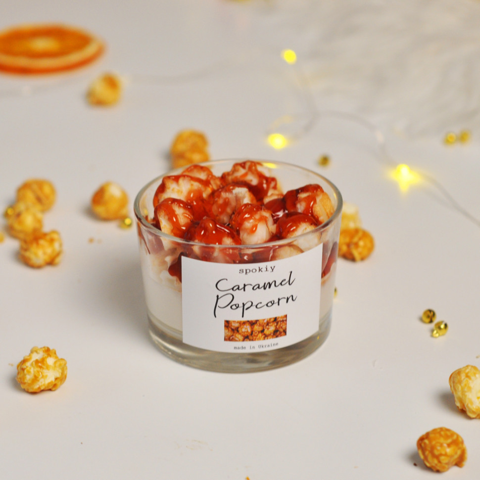 Десертная свеча ручной роботы из соевого воска 