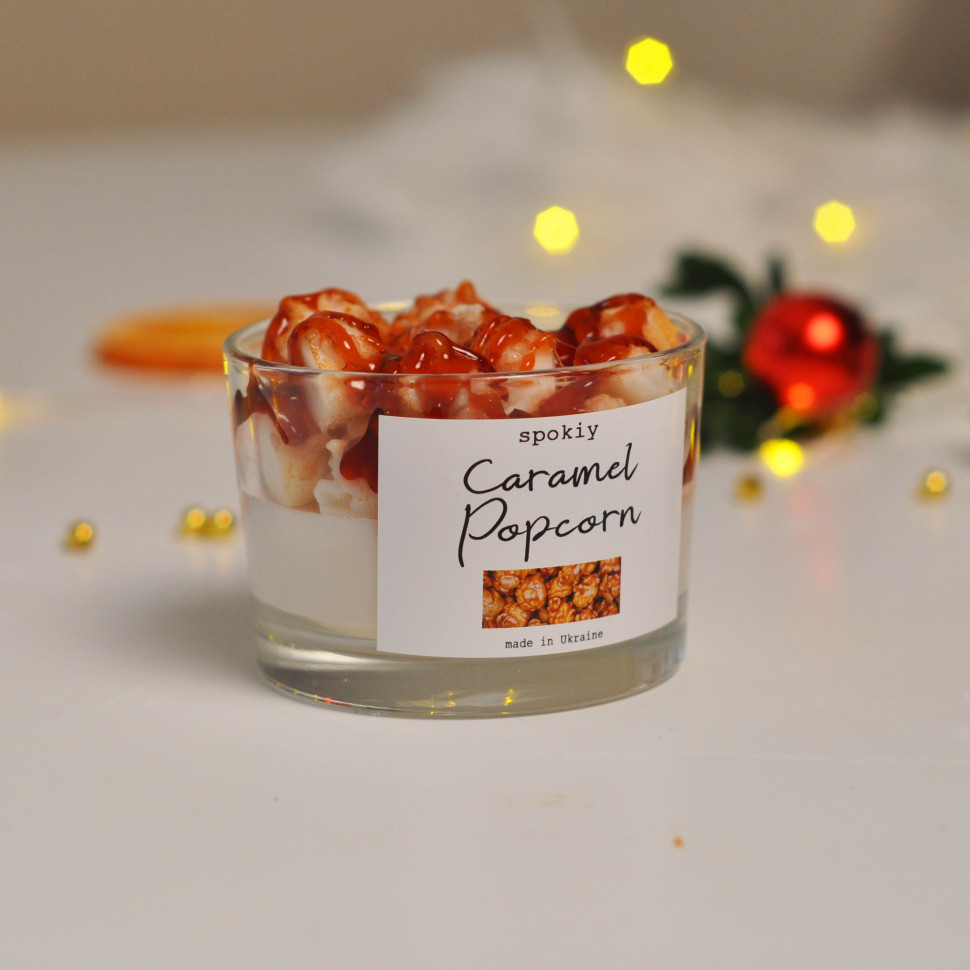 Десертная свеча ручной роботы из соевого воска 