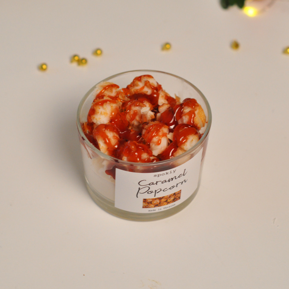 Десертная свеча ручной роботы из соевого воска 