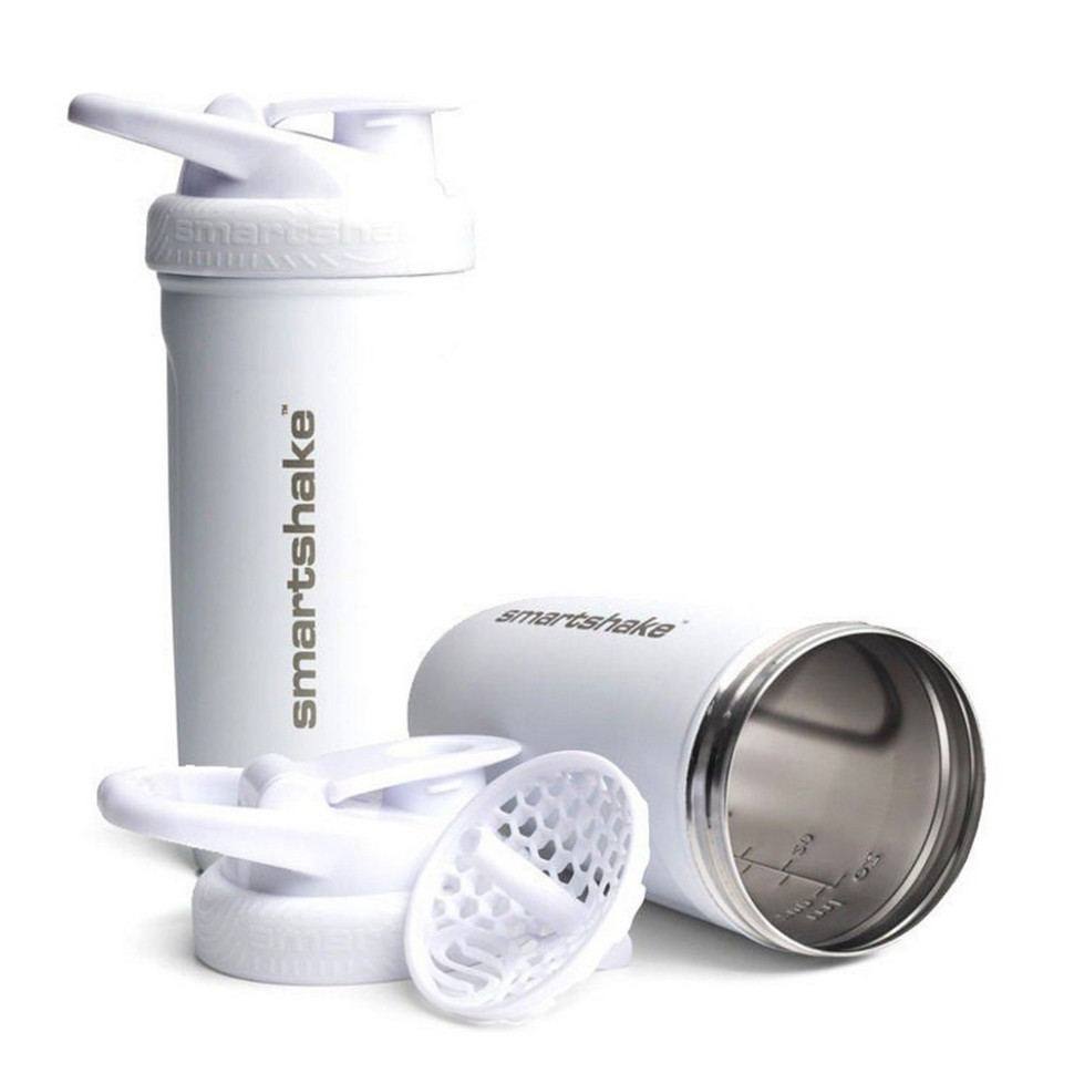Шейкер спортивний Reforce Stainless Steel SmartShake 11150203 White 900 мл