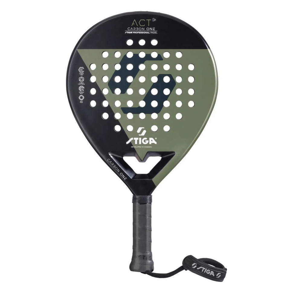 Ракетка для падел тенісу Racket ACT Stiga 931518 Black/Olive Green