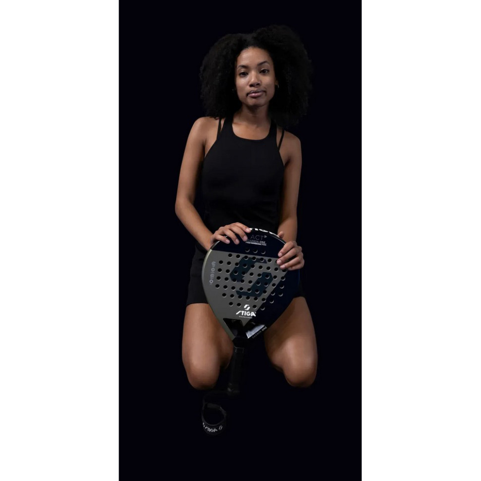 Ракетка для падел тенісу Racket ACT Stiga 931518 Black/Olive Green