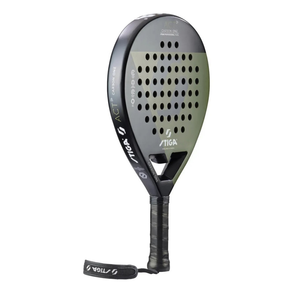 Ракетка для падел тенісу Racket ACT Stiga 931518 Black/Olive Green