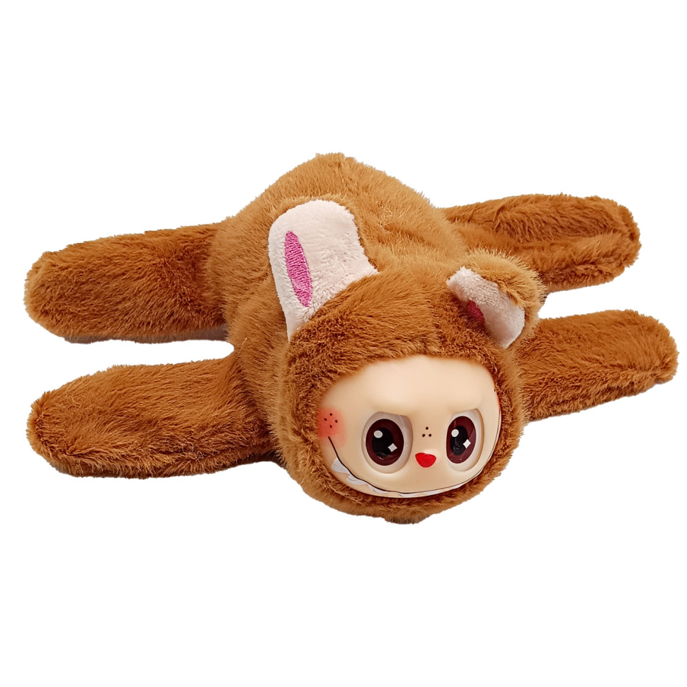 Детская мягкая игрушка-браслет The Monsters Labubu Bambi LBB-R(Brown)