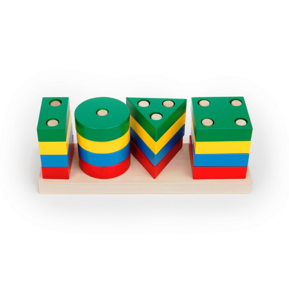 Дитячий дерев'яний сортер