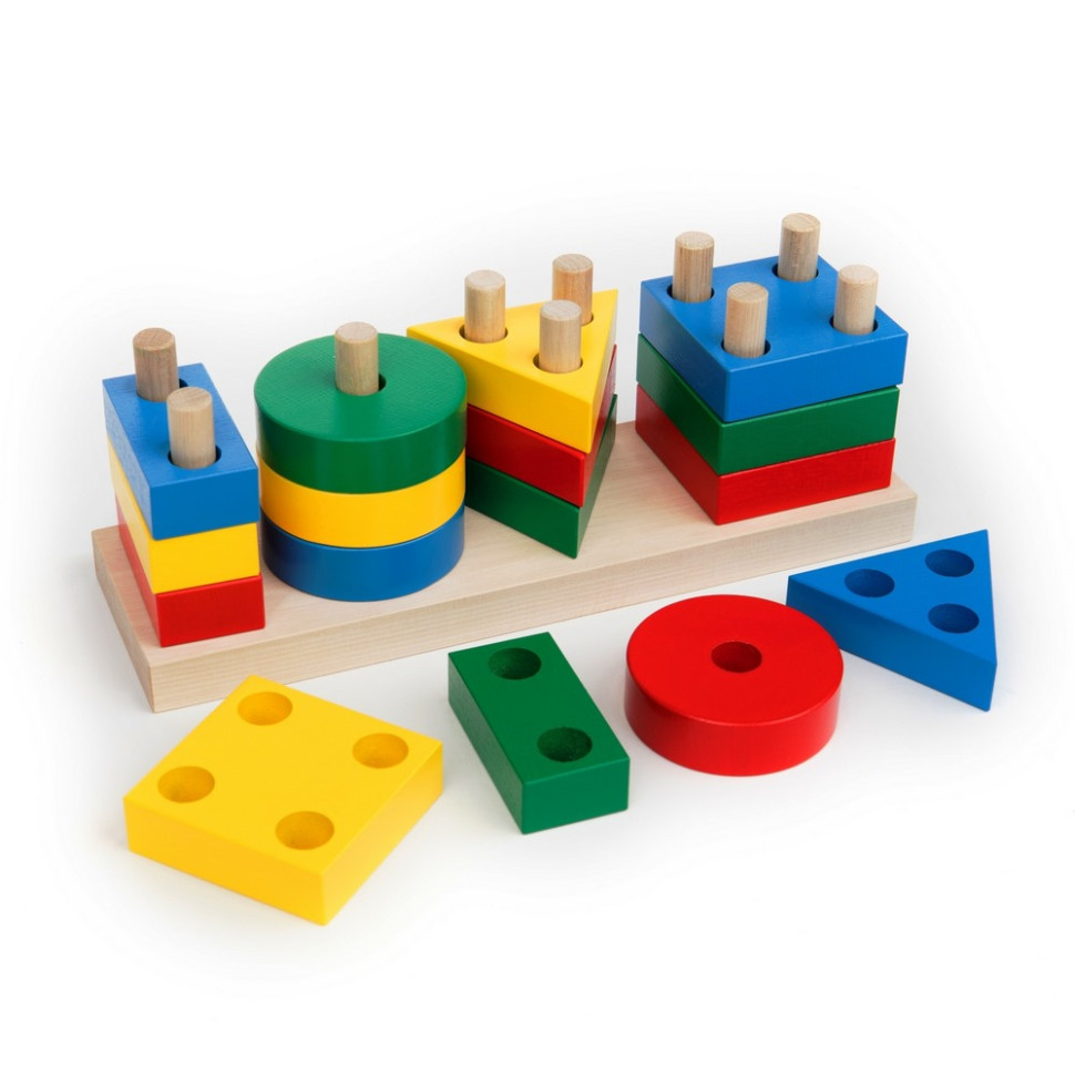 Дитячий дерев'яний сортер