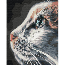 Картина за номерами "Котопрофіль" Brushme BS51792, 40х50 см