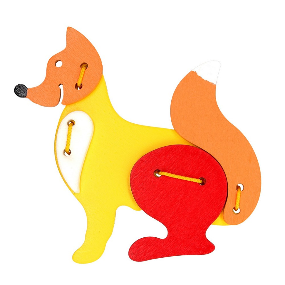 Дитяча дерев'яна шнурівка 