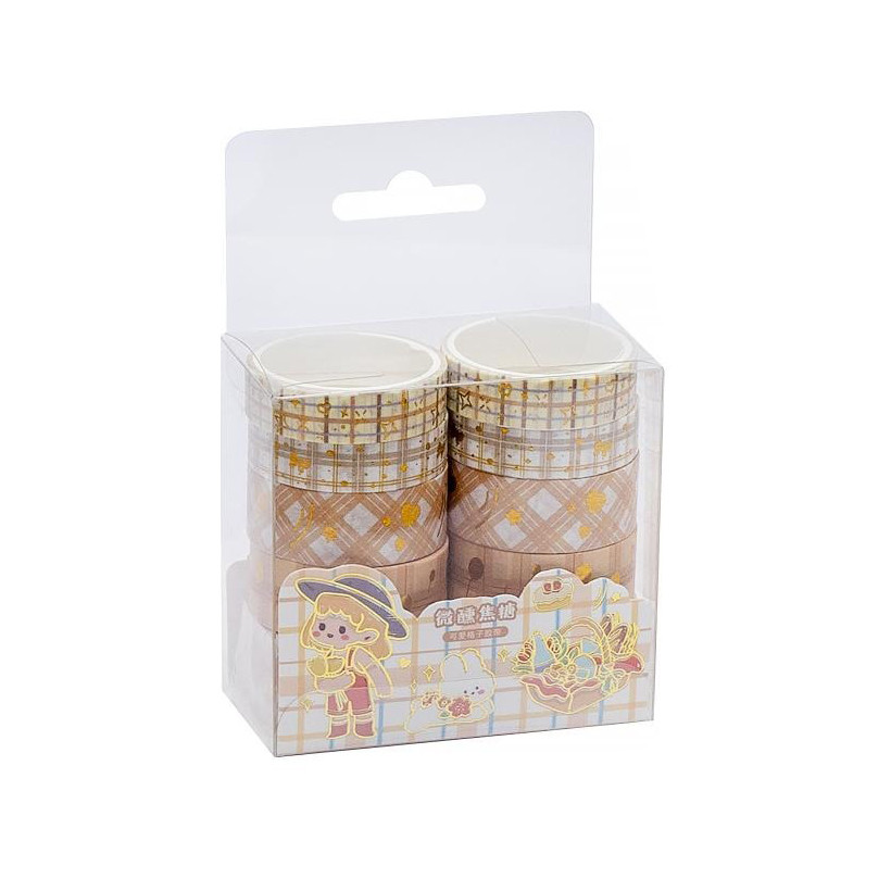 Набір декоративний скотч Bambi XM-JD2264-2-3 в наборі 10 шт