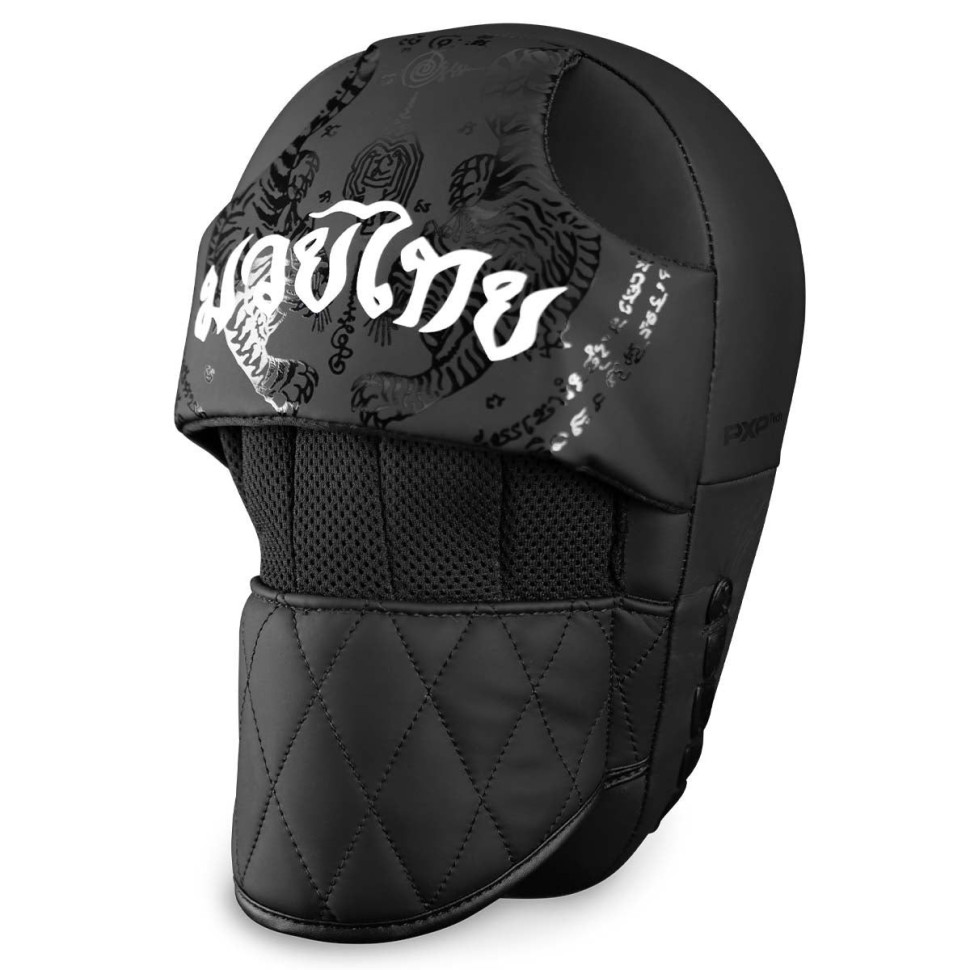 Лапы боксерские Muay Thai Phantom PHPAD2737 Black, высококачественный полиуретан