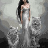 Картина за номерами "Душа кішки з фарбами металік" Ідейка KHO4851 40х50 см 