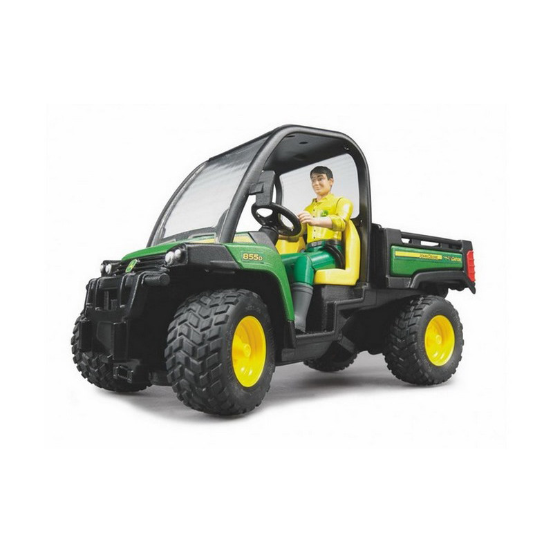 Детский игрушечный набор Автомобиль John Deere Gator XUV 855D Bruder 02490 с фигуркой