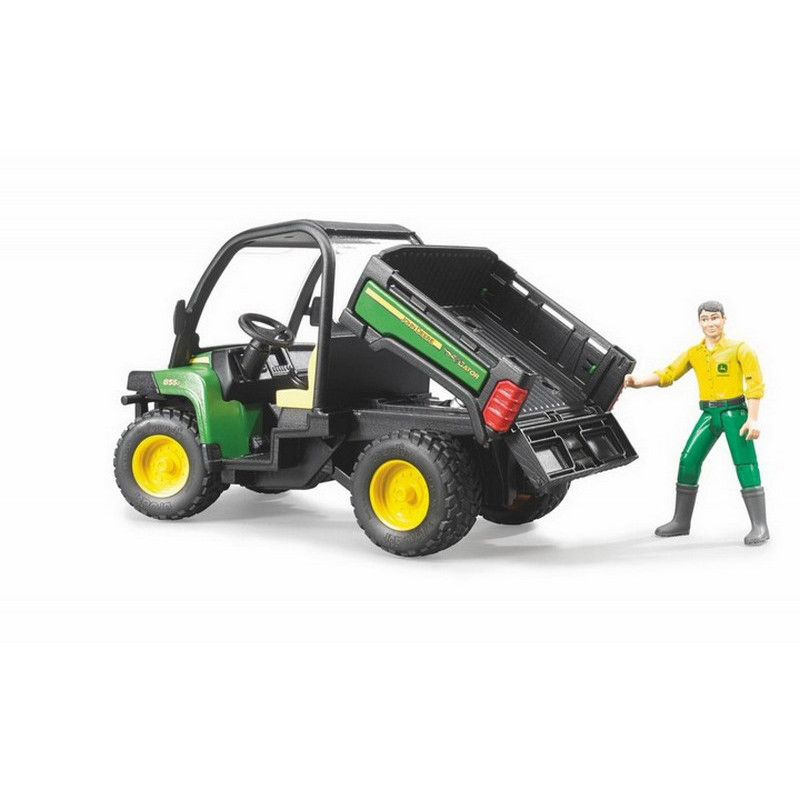 Детский игрушечный набор Автомобиль John Deere Gator XUV 855D Bruder 02490 с фигуркой