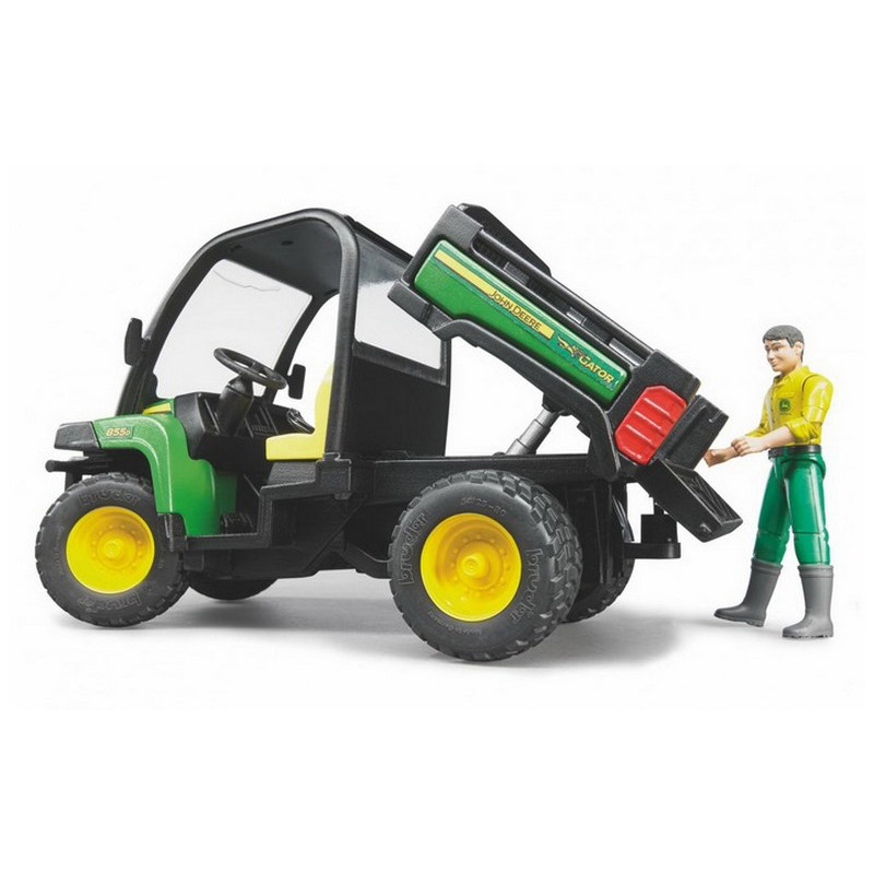 Детский игрушечный набор Автомобиль John Deere Gator XUV 855D Bruder 02490 с фигуркой