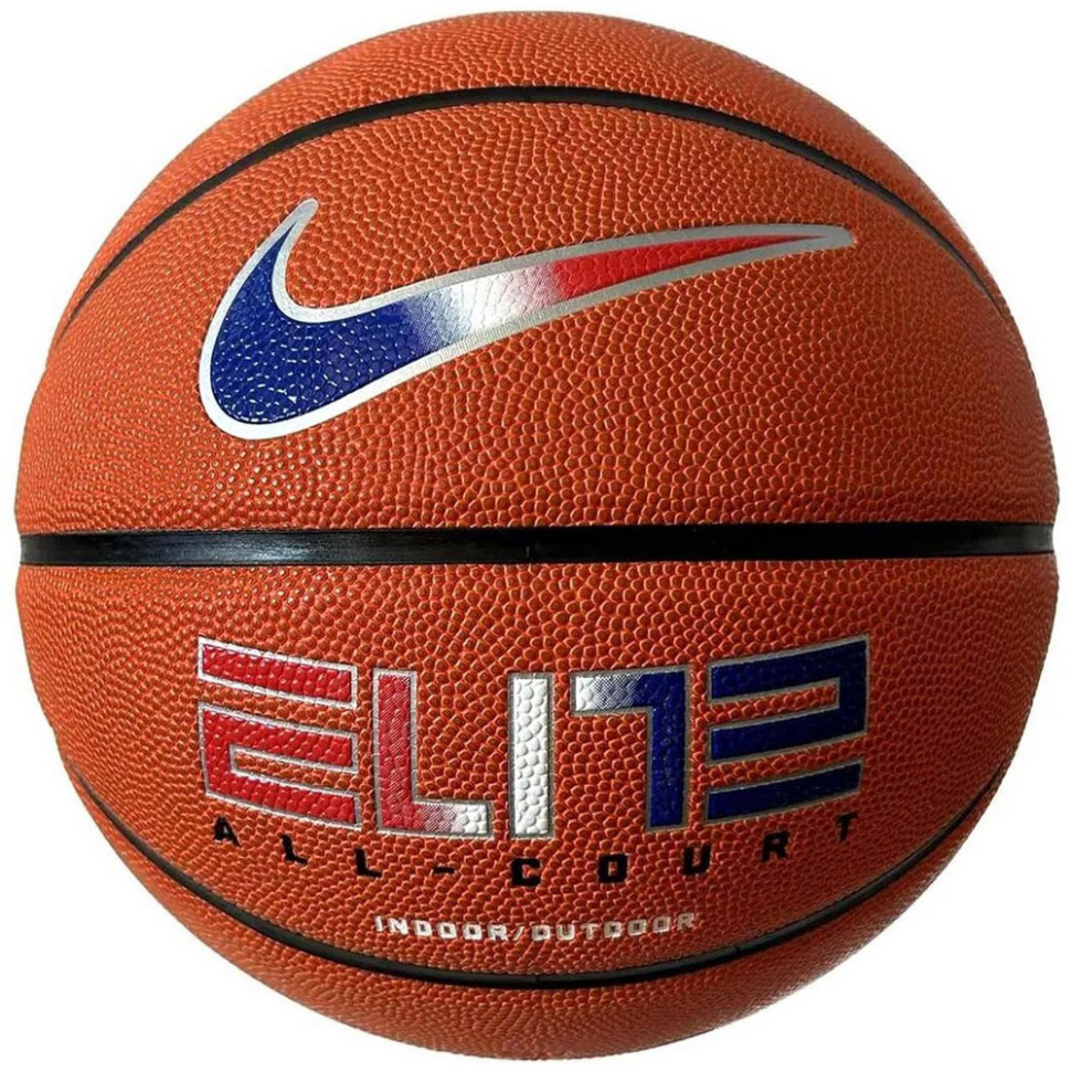 Мяч баскетбольный ELITE ALL COURT 8P 2.0 DEFLATED Nike N.100.4088.822.07 № 7