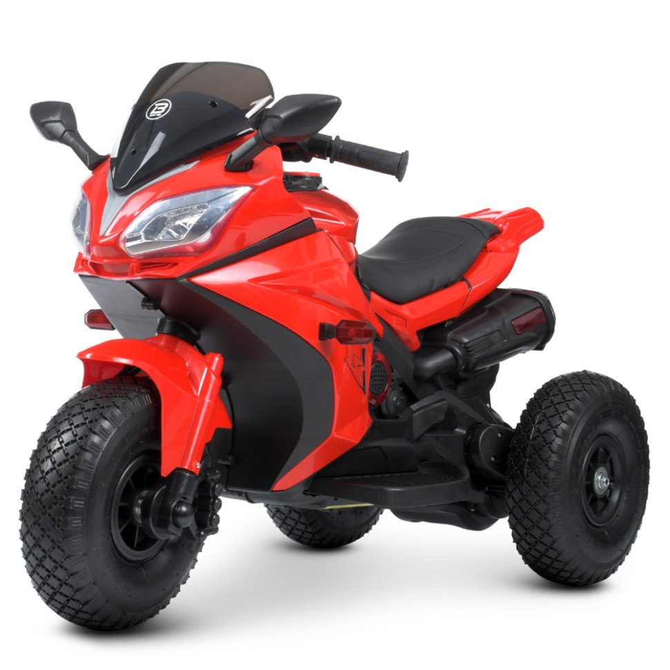 Дитячий електромобіль Мотоцикл Bambi Racer M 4840AL-3 червоний по цене 5 337 грн.