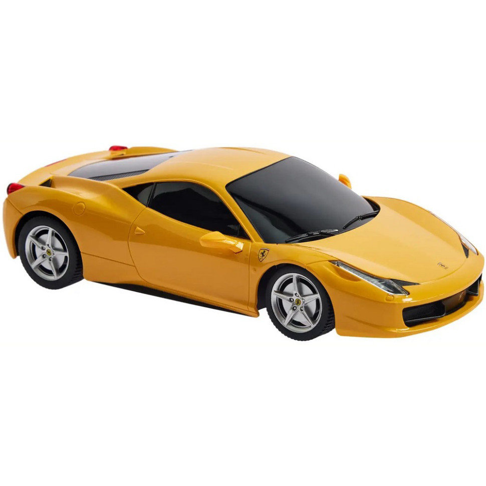 Машинка на радиоуправлении Ferrari 458 Italia Rastar 46600 yellow 1:24 