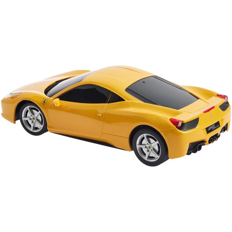 Машинка на радиоуправлении Ferrari 458 Italia Rastar 46600 yellow 1:24 