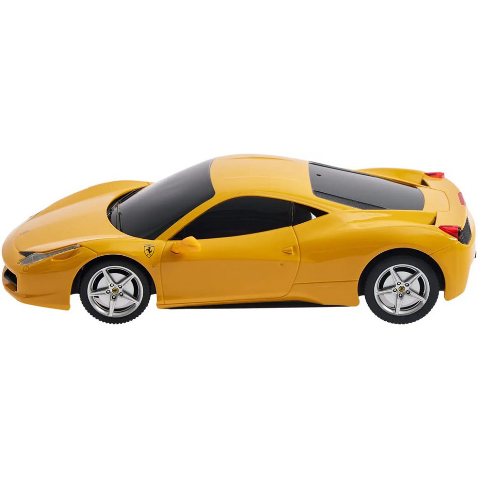 Машинка на радиоуправлении Ferrari 458 Italia Rastar 46600 yellow 1:24 