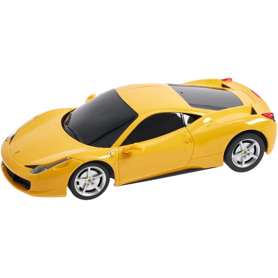 Машинка на радиоуправлении Ferrari 458 Italia Rastar 46600 yellow 1:24 