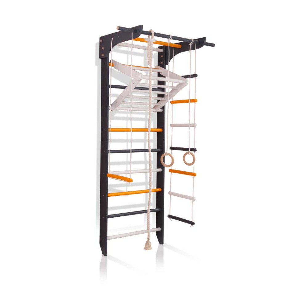 Спортивный уголок SportBaby 8-Lux 2-240 турник, канат, кольца