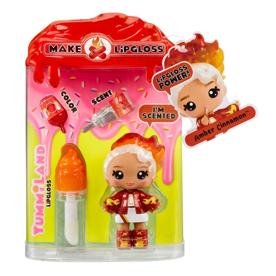 Игровой набор с куклой и блеском для губ Корица Амбер Yummiland 525615