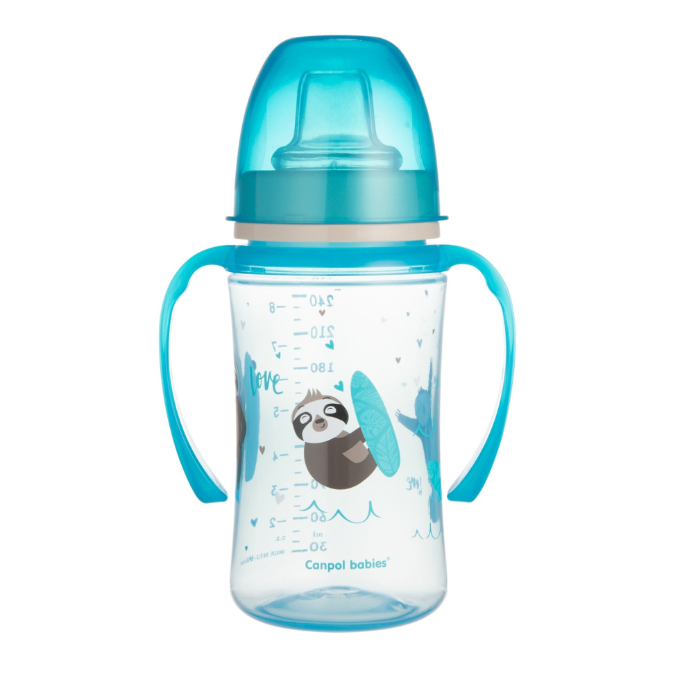 Дитяча кружка тренувальна Sweet fun Canpol babies 35/208_blu 240 мл